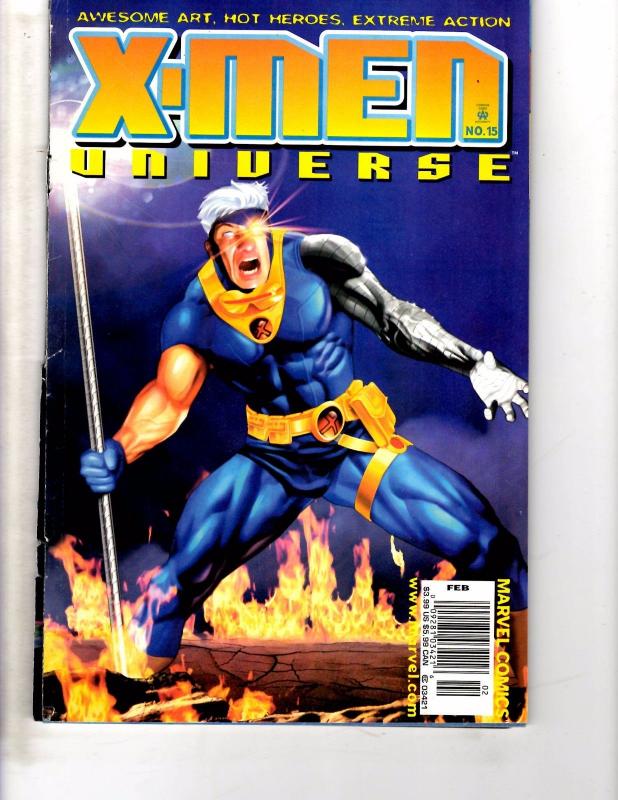 Lot Of 2 Marvel Comic Books X-Men Universe #10 and #15 ON12