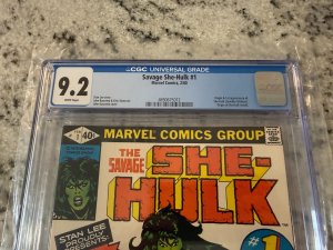 Savage She-Hulk # 1 CGC Graded 9.2 Marvel Comic Book 1st Appearance Key JH24