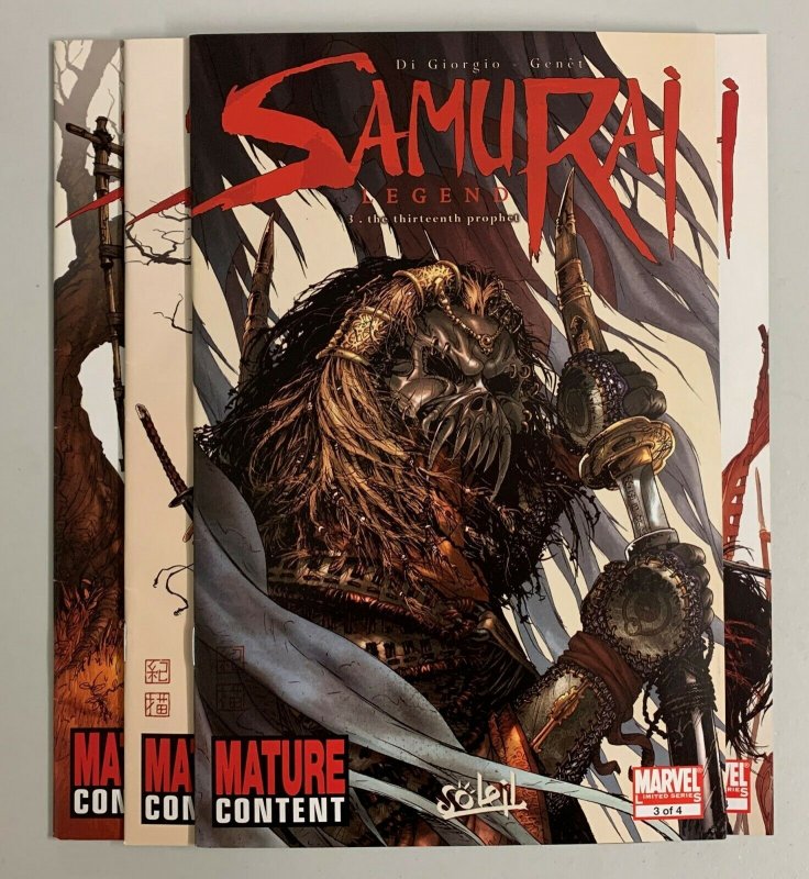 Samurai Legend #1-4 Set (Marvel 2008) 1 2 3 4 Jean-Francois Di Giorgio (7.5-9.0) 