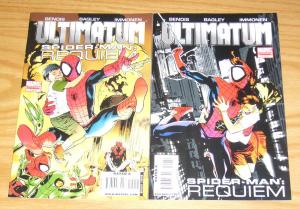 Ultimatum - Spider-Man: Requiem #1-2 VF/NM complete series - bendis/mark bagley