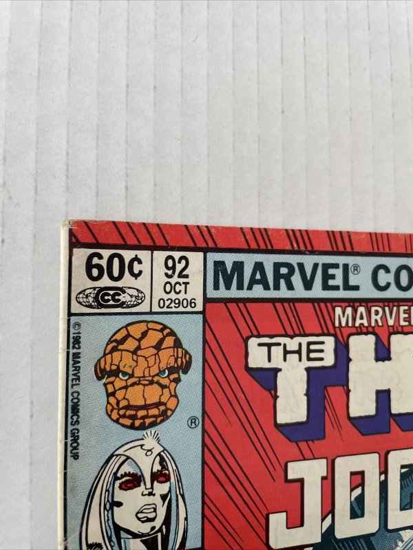 Marvel Two-in-One #92