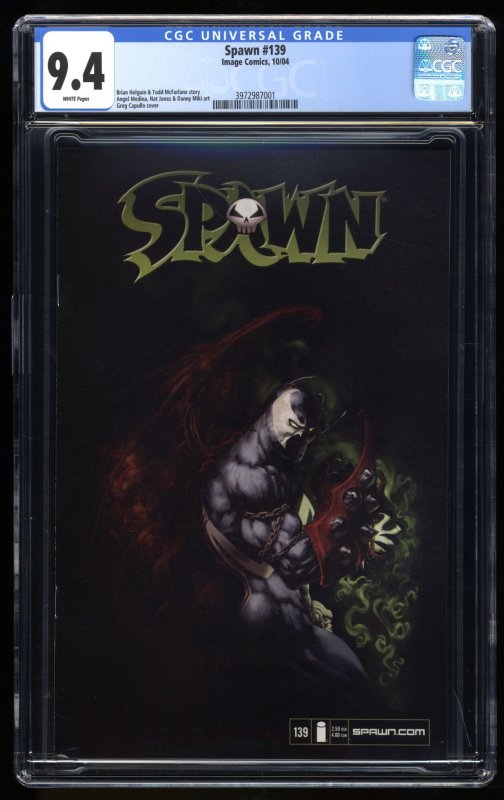 Spawn #139 CGC NM 9.4 White Pages 1st Appearance She-Spawn!