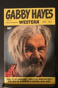 Gabby Hayes Western #5 (1949) High-Grade VF Oregon CERT Wow! Photo cover!