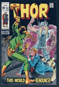 Thor #167 (1969) VF+