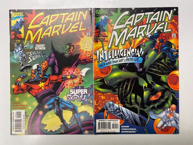 3 Captain Marvel MARVEL comic books #9 10 12 75 KM7