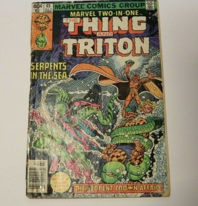 Marvel Two-In-One #65 1980 Triton Stingray Thundra Appearances