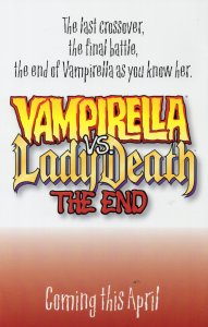 Lady Death vs Vampirella The End Ashcan (2000)Comic Book Harris Grade NM- 9.2