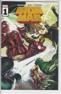 IRON MAN (2020 MARVEL) #1 BLANK VAR