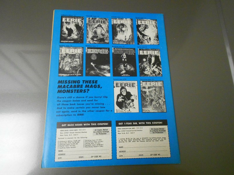 1967 EERIE #14 VF+ Horror Magazine ALEX TOTH Reed Crandall WARREN