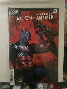 Alien Vs Captain America #2 1:25 Paratore Variant Marvel Comics 2025 NM