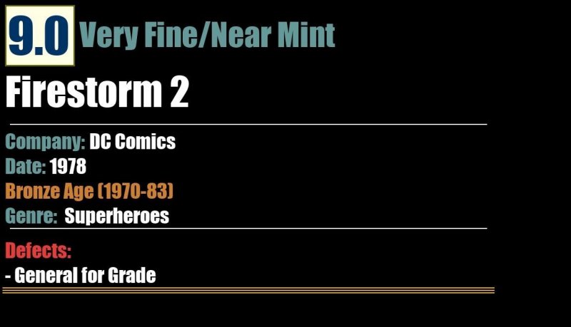 Firestorm 2 (1978) VF/NM Bronze Age DC Comics