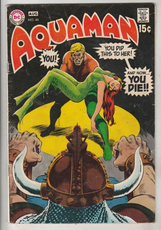 Aquaman #46 (Aug-69) FN Mid-Grade Aquaman, Aqualad, Mira