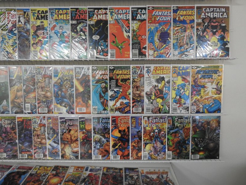 Huge Lot 140+ Comics W/ Spawn, Fantastic Four, Captain America +More! Avg. VF-