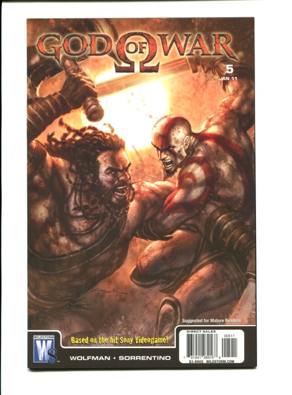 God of War #5 - Andy Park Cover / Andrea Sorrentino Art (9.2ob) 2011