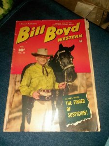 Bill Boyd Western #22 fawcett comics 1952 golden age precode western movie star