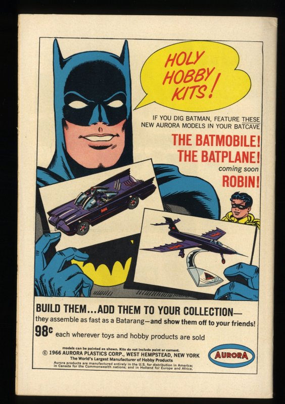 Superman #190 VF+ 8.5 The Element Enemies! 1966!