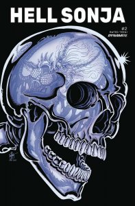 HELL SONJA #2 FOC TMNT HOMAGE HAESER ORIGINAL VARIANT DYNAMITE 2022 EB221