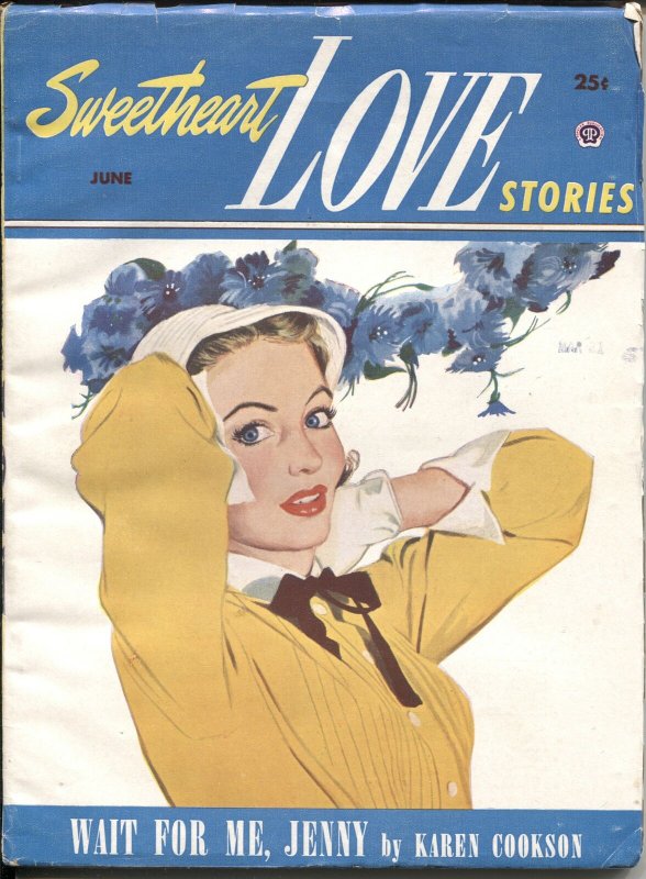 SWEETHEART LOVE STORIES #1--1952--ROMANCE PULP FICTION--RARE--NEW COLLECTION