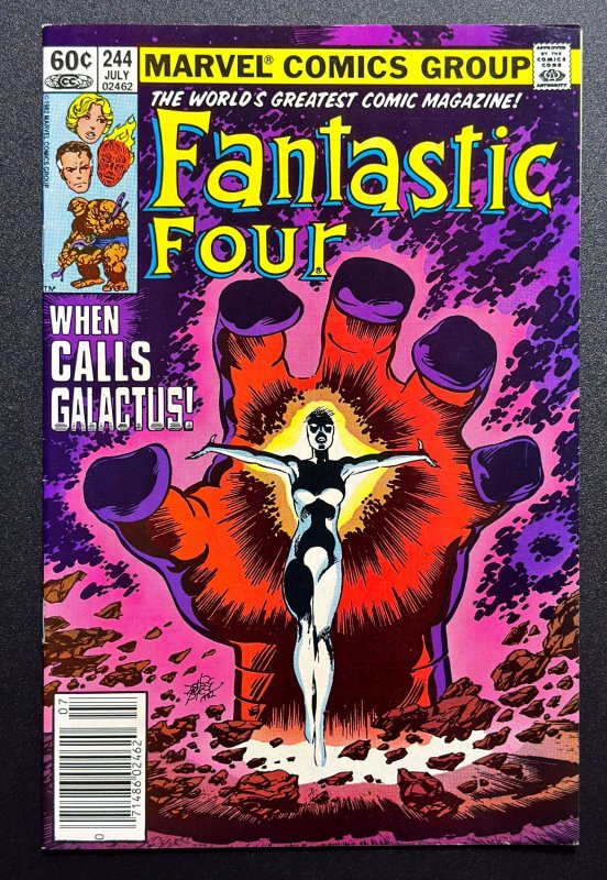 Fantastic Four #244 (1982) 1st Frankie Raye-Herald of Galactus - VF Newsstand