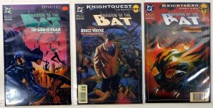 Batman: Shadow of the Bat Lot of 3 #18, 22, 29 (1993) DC Comics 1st Print