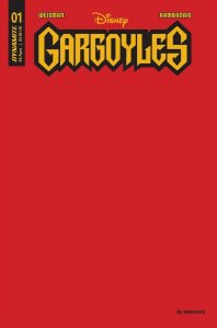 Gargoyles #1 Cvr Zb Foc Red Blank Authentix Dynamite Comic Book