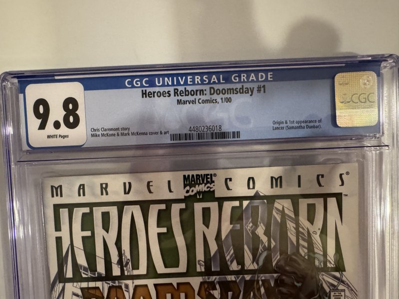 Heroes Reborn Doomsday Doctor Doom CGC 9.8 Low census ( 2000)