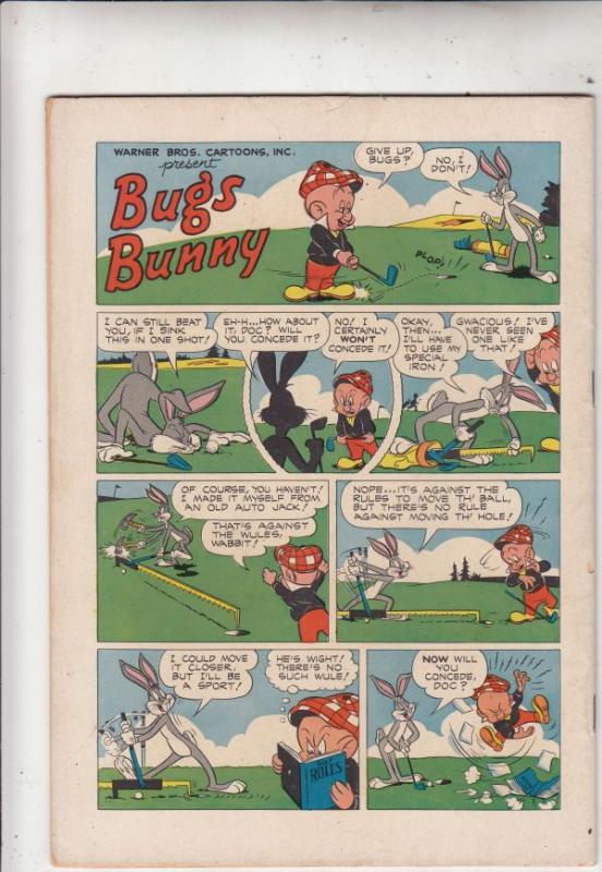 Four Color #347 (Aug-51) VG+ Affordable-Grade Bugs Bunny, Elmer Fudd, Porky P...