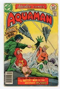 Adventure Comics #450 Jim Aparo Aquaman Aqualad Mera GD