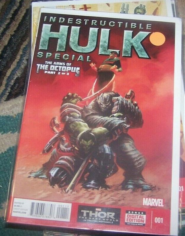 INDESTRUCTIBLE HULK # 1special  marvel arms of the octopus pt 2 x men superior