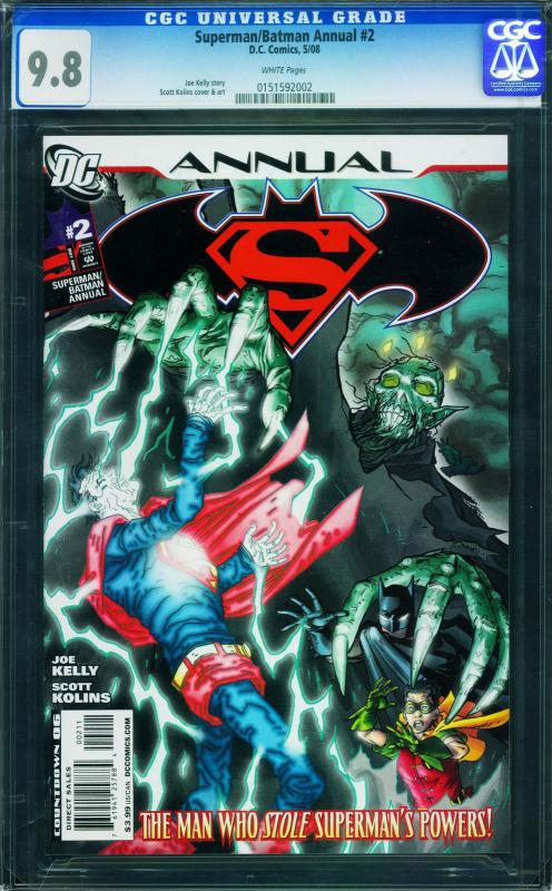 SUPERMAN/BATMAN ANNUAL #2-CGC 9.8-White pages- 0151592002