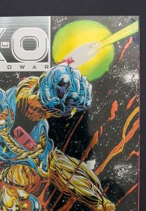 X-O Manowar #0 Chromium Wrap Around (1993) Ivory Error - KEY - VF/NM!