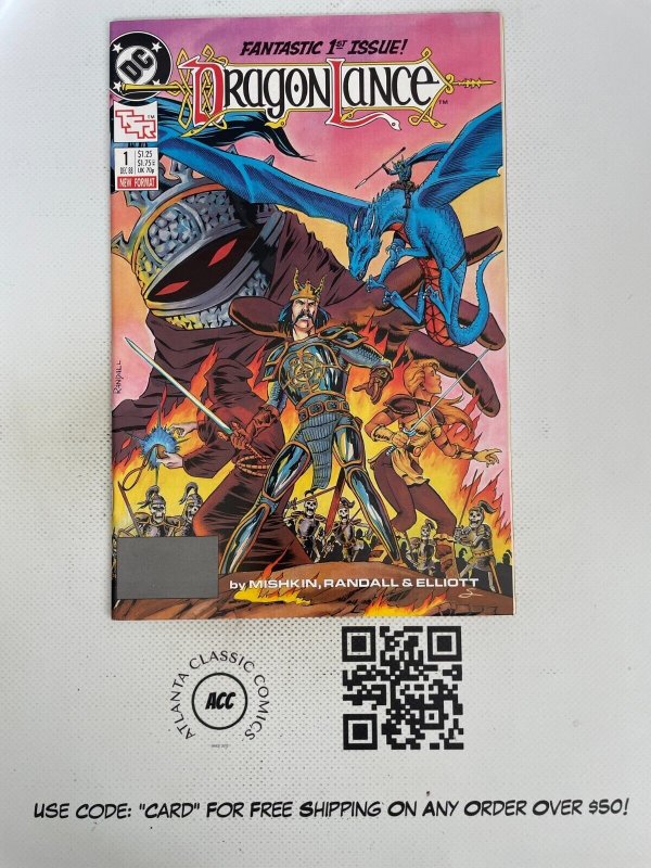 Dragon Lance # 1 VF/NM DC Comic Book TSR Randall Mishkin Elliott 12 J214