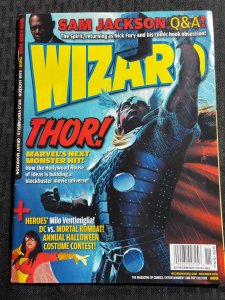 2000 Nov WIZARD Magazine #205 FN 6.0 Thor Movie / Halloween Costume Contest
