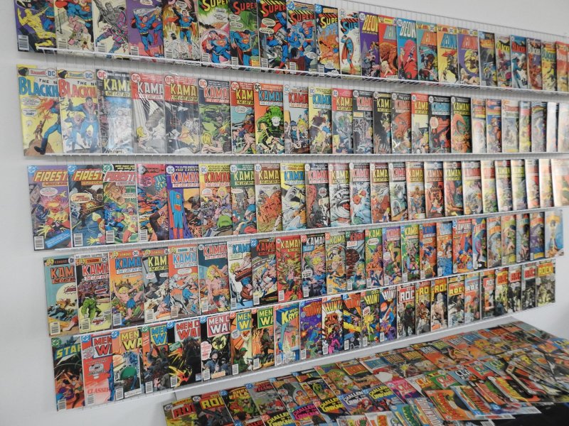 Huge Lot 180 Bronze Comics W/ Kamandi, Our Army at War, Superman +More Avg FN/VF