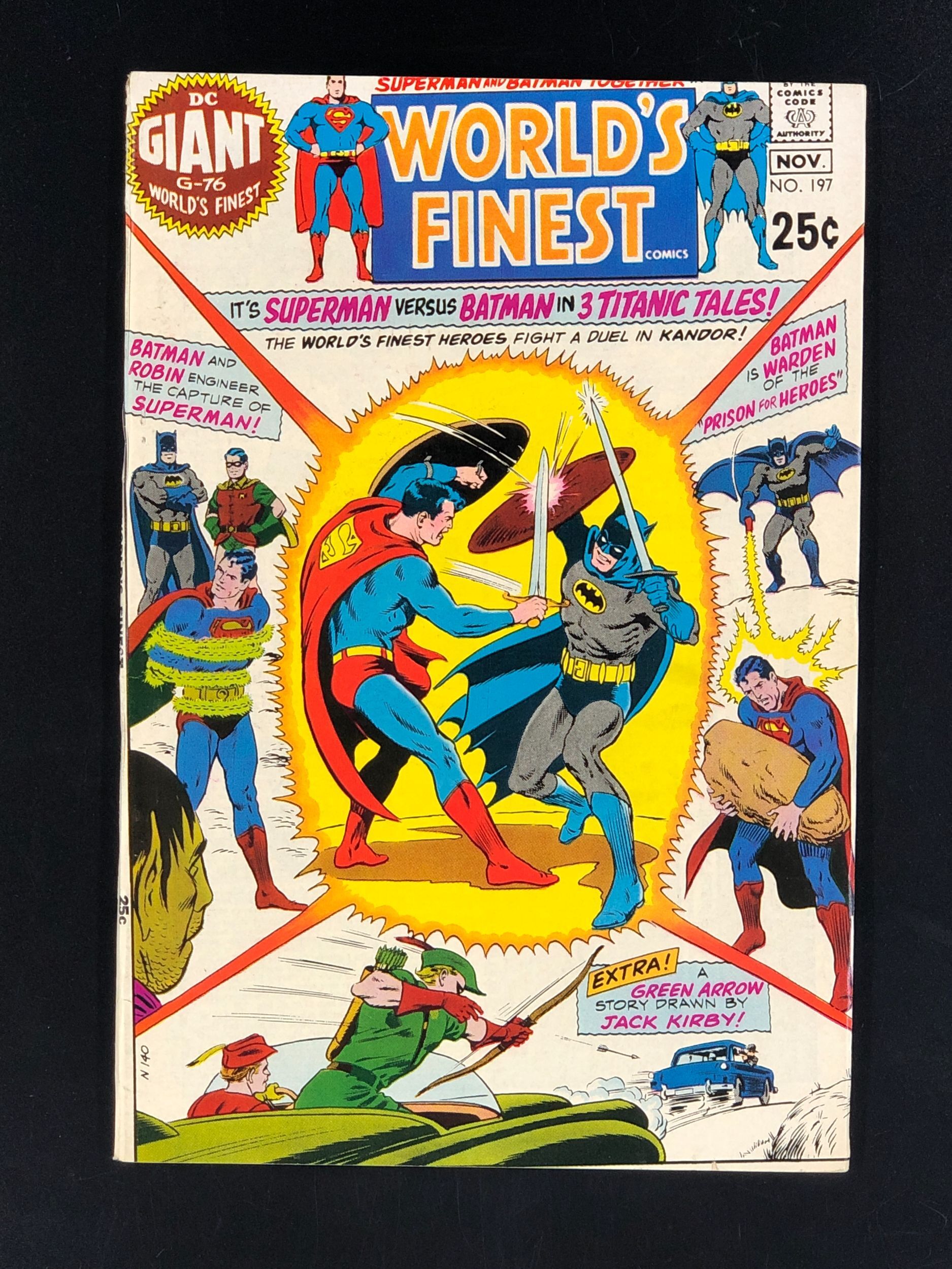 Worlds Finest Comics 197 1970 Fn Comic Books Bronze Age Dc