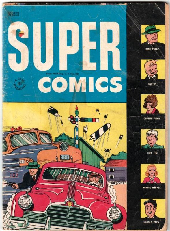 Super Comics #94 (Mar-46) VG Affordable-Grade Dick Tracy