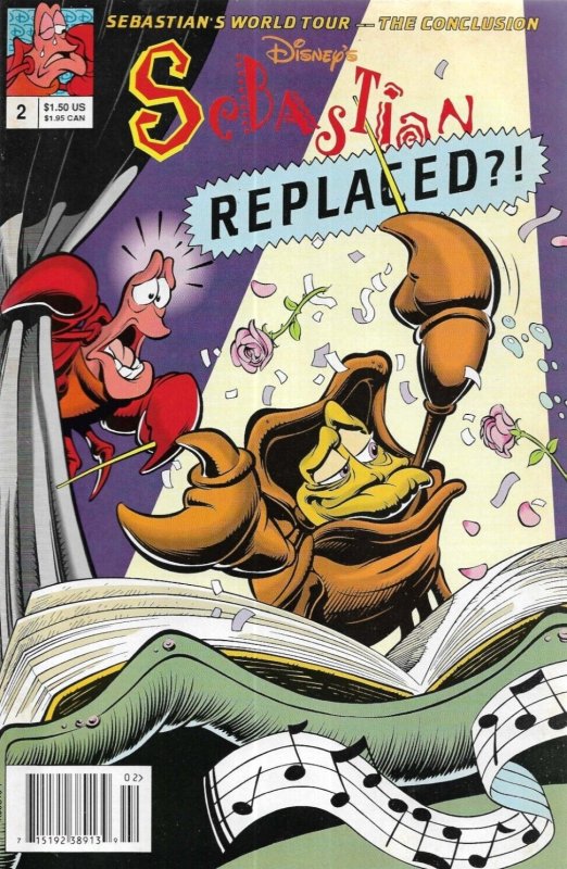 Sebastian (Walt Disney's) #2 (Newsstand) FN ; Disney | Little Mermaid Crab Spin-
