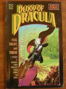 BLOOD OF DRACULA #4, VF+, Vampire, Apple Comics, 1987 1988, more  in store