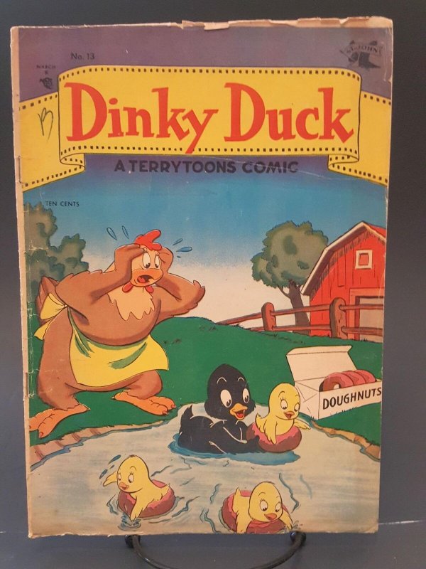 Dinky Duck #13 3.5 VG- St. Johns Comic - Mar 1955 Tom Morrison