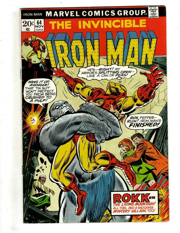 10 Iron Man Marvel Comics # 62 63 64 65 67 69 70 71 72 73 Tony Stark J451 