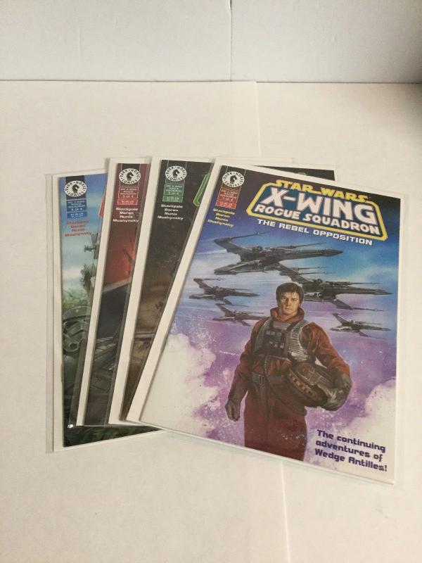 Star Wars X-Wing Rogue Squadron The Rebel Opposition 1-4 Lot Vf Very Fine A5