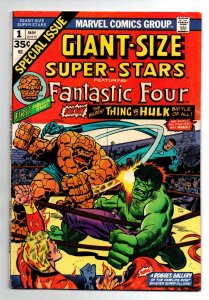 Giant-Size Super-Stars #1 Fantastic Four - Thing vs. Hulk - 1974 - FN
