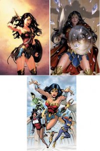 (2022) SENSATIONAL WONDER WOMAN SPECIAL #1 3 VARIANT COVER SET! ORTEGA! YOON!