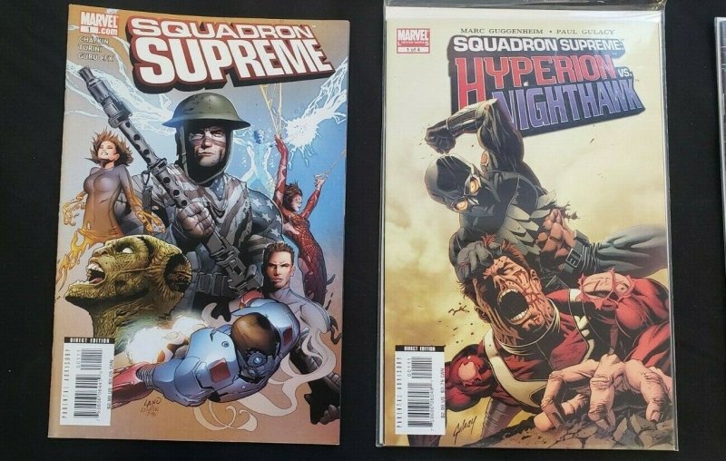 MISC MARVEL #1'S 8PC (VF) SQUADRON SUPREME, MADROX, THE LAST DEFENDERS 1992-2008