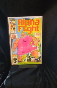 Alpha Flight #22 Newsstand Edition (1985) Alpha Flight 