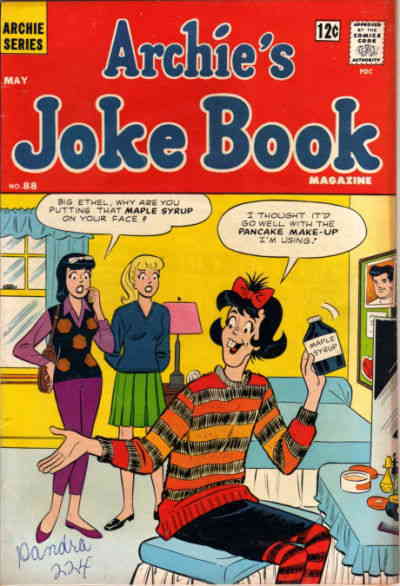 Archies Jokebook Magazine 88 Gd Archie Low Grade Comic May 1965 Big Ethel Comic Books 
