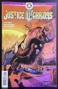 JUSTICE WARRIORS #1 COVER A CLARKSON -  AHOY COMICS - JUNE 2022
