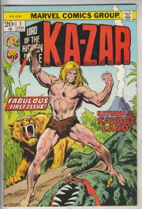 Ka-Zar #1 (Jan-74) VF/NM High-Grade Ka-Zar