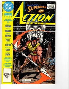 7 Action Comics DC Comic Books Annual # 2 3 4 5 6 7 9 Superman Shazam Swan CB8