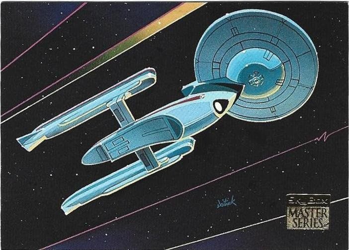 1993 Skybox Star Trek Master Series #60 U.S.S.  Excelsior